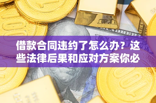 武汉借款合同违约了怎么办？这些法律后果和应对方案你必须知道