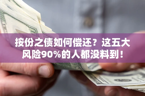 武汉按份之债如何偿还？这五大风险90%的人都没料到！