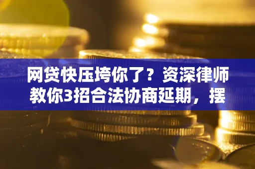 武汉网贷快压垮你了？资深律师教你3招合法协商延期，摆脱暴力催收！