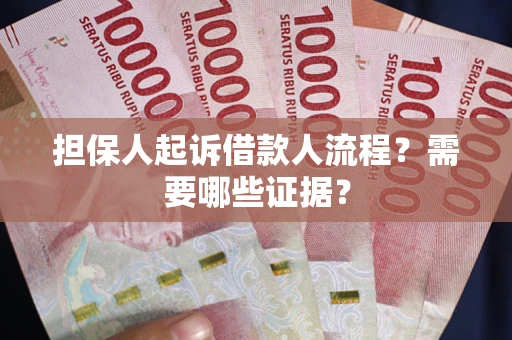 武汉担保人起诉借款人流程？需要哪些证据？